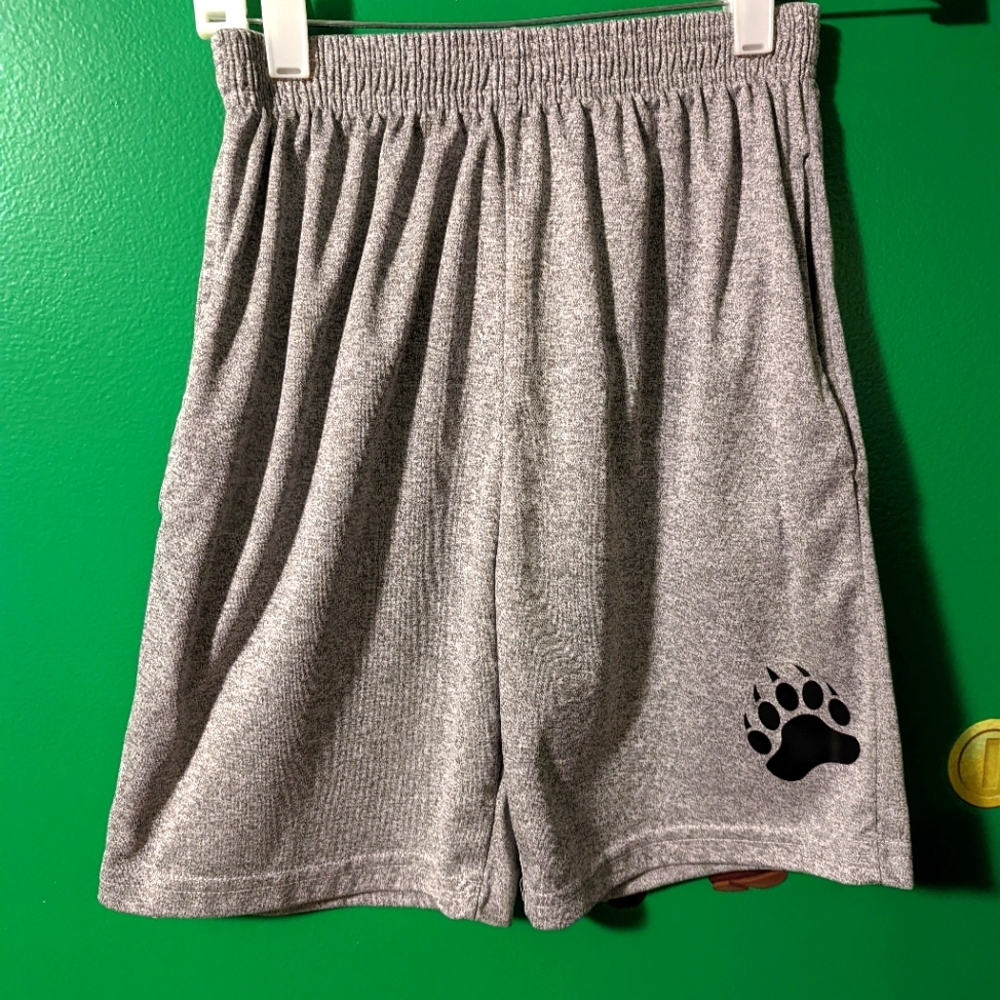 Boys gray gym shorts